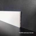 Battiscopa ultra sottile alto a scelta da cm 8 a cm 2 con spessore mm 5