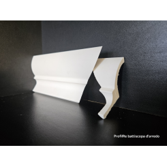 Terminale di chiusura destro e sinistro con relativa spizza per profili porta Led