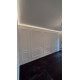 Kit boiserie PRE-TAGLIATO a rettangolo cm 100 x cm 50 bianco pronta all'uso o tinteggiabile cliente Mosca