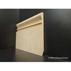 Battiscopa grezzo alto 15 cm sagomato barocco gran ducale spessore mm 16
