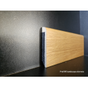 Mini coprizoccolo coprimarmo Rovere multistrato altezza mm 90 spessore esterno di soli 15 mm