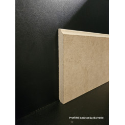 Battiscopa mdf grezzo alto 15 cm sagoma Reggio Emilia spessore mm 16