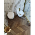 Pavimento SPC spina 45 finitura Rovere casale posa flottante mm 6 con materassino assemblato