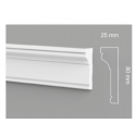 Profilo mostrina porta 8 cm bianco extra resistente pronto all'uso spessore 2,5 cm
