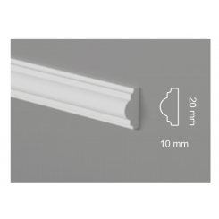 Profilo boiserie PICCOLO cornice da parete modanatura mm 20 extra resistente pronto all'uso
