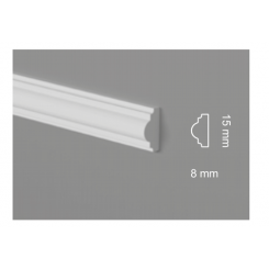 Profilo boiserie PICCOLO cornice da parete modanatura mm 15 extra resistente pronto all'uso