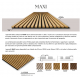 Pannelli rivestimento dogato cm 300 effetto legno larghezza cm 60