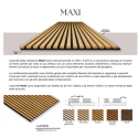Pannelli rivestimento dogato cm 300 effetto legno larghezza cm 60