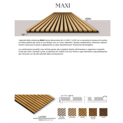Pannelli rivestimento dogato cm 300 effetto legno mm 40