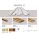 Pannelli rivestimento bianco rigato verniciabile spessore mm 21