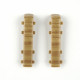 Battiscopa canalina passafilo passacavi Rovere alto mm 65 spessore mm 20 circa giunzione