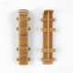 Battiscopa canalina passafilo passacavi Rovere ANTICO alto mm 65 spessore mm 20 circa FRONTALE ESTRAIBILE giunzioni