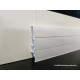 Battiscopa canalina passafilo passacavi BIANCO alto mm 65 spessore mm 20 circa FRONTALE ESTRAIBILE