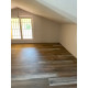 Battiscopa basso bianco in ceramica effetto moderno posa cliente Carpi vista ampia