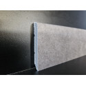 Battiscopa per pavimenti SPC in pvc espanso decoro Antracite chiaro impermeabile di cm 7,5