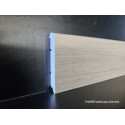 Battiscopa per pavimenti SPC in pvc espanso decoro Rovere decappato impermeabile di cm 7,5