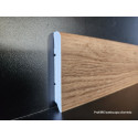 Battiscopa per pavimenti SPC in pvc espanso decoro Rovere condor impermeabile di cm 7,5