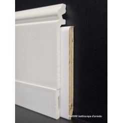 Battiscopa coprimarmo coprizoccolo per nascondere un battiscopa esistente con altezza molto elevata