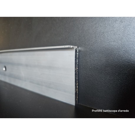 Base profilo filo muro battiscopa interno muro in alluminio per battiscopa