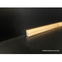 Profilo cornicetta bassa di Rovere massello 12 mm di spessore per mm 9
