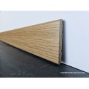 Battiscopa per porte laminatino Rovere naturale extra resistente mm 75 x spessore mm 10