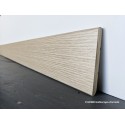 Battiscopa per porte laminatino Rovere sbiancato extra resistente mm 75 x spessore mm 10