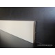 Battiscopa verniciato ral 1013 basso di 5 cm moderno in legno impiallacciato
