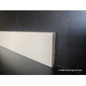 Battiscopa verniciato ral 1013 basso di 5 cm moderno in legno impiallacciato