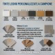 Tinta colore campione per battiscopa zoccolini abbinati ai pavimenti.