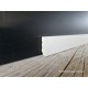Battiscoipa HDF anti umidità basso, di 4 cm con spessore mm 12 verniciato ral 9010
