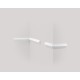 Profilo bianco cornice parete modanatura mm 30 extra resistente pronto all'uso spessore mm 15 tre pezzi