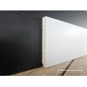 Battiscopa HDF anti umidità extra resistente bordo quadro altezza cm 10 spessore mm 12 verniciato ral 9016 slim