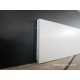 Battiscopa HDF anti umidità extra resistente bordo quadro altezza cm 10 spessore mm 12 verniciato ral 9010 slim