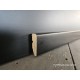 Battiscopa colore NERO da 4 cm verniciato impiallacciato basso moderno spessore mm 13