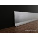 Battiscopa alluminio grigio antico altezza 6 cm spessore mm 10 sgusciato