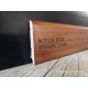 Battiscopa Afrormosia cm 8 spessore mm 13 bordo tondo