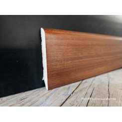 Battiscopa Afrormosia cm 8 spessore mm 10 bordo tondo