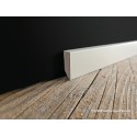 Battiscopa 3 cm bianco ral 9010 in mdf spessore 1 cm