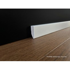 Battiscopa 3 cm ral 9001 economico ma di qualità, pellicolato + verniciatura ral e spessore mm 10.