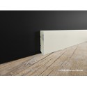 Battiscopa HDF anti umidità extra resistente bordo quadro altezza cm 5 spessore mm 12 verniciato ral 9010 slim