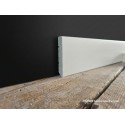 Battiscopa HDF anti umidità extra resistente bordo quadro altezza cm 7 spessore mm 12 verniciato ral 9016 slim