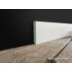 Battiscopa bianco di cm 7 in hdf spessore verniciato ral 9016 bordo quadro spessore mm 9
