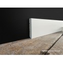 Battiscopa bianco di cm 7 in hdf spessore verniciato ral 9016 bordo quadro spessore mm 9