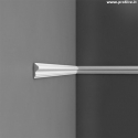 Boiserie bianca cornice profilo da parete mm 40 spessore massimo 15 mm.